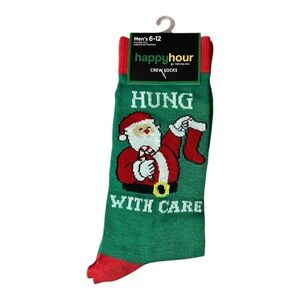 “Hung with Care” Men’s Socks 6-12